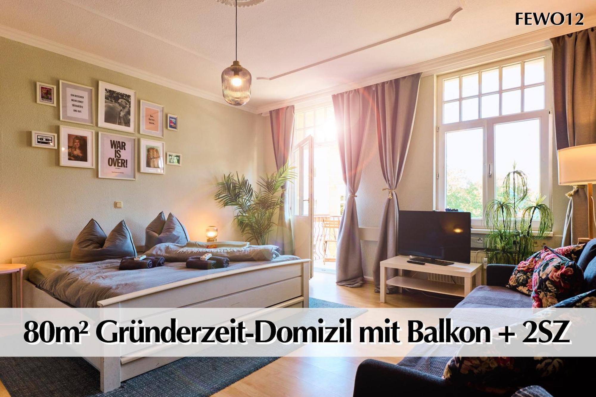12 Fewos Im Jugendstilhaus Mit Aufzug, Terrasse, Kingsize-Bett, Smart-Tv, Etc Erfurt Exteriér fotografie