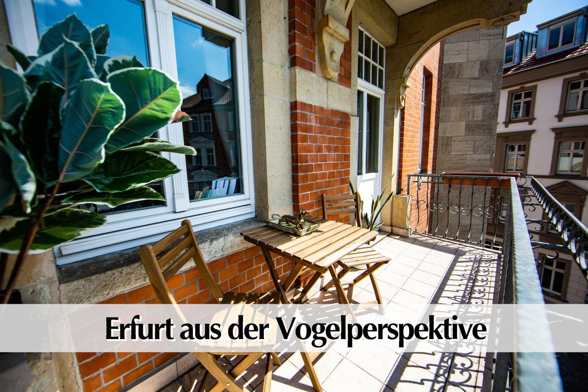 12 Fewos Im Jugendstilhaus Mit Aufzug, Terrasse, Kingsize-Bett, Smart-Tv, Etc Erfurt Pokoj fotografie